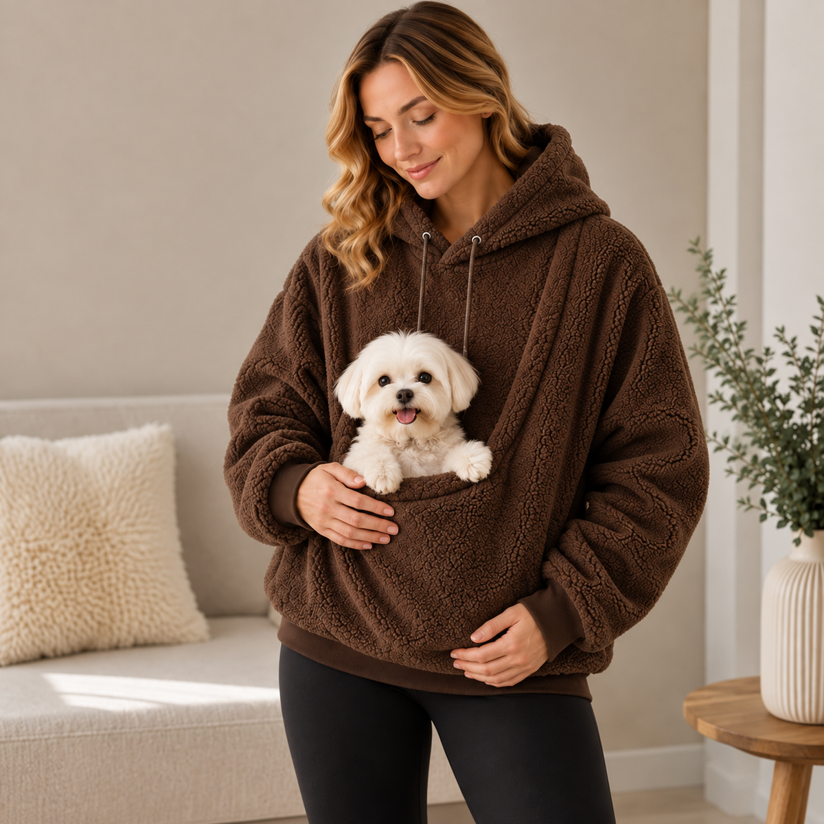 CozyHuggies™ Sherpa Carrier Hoodie