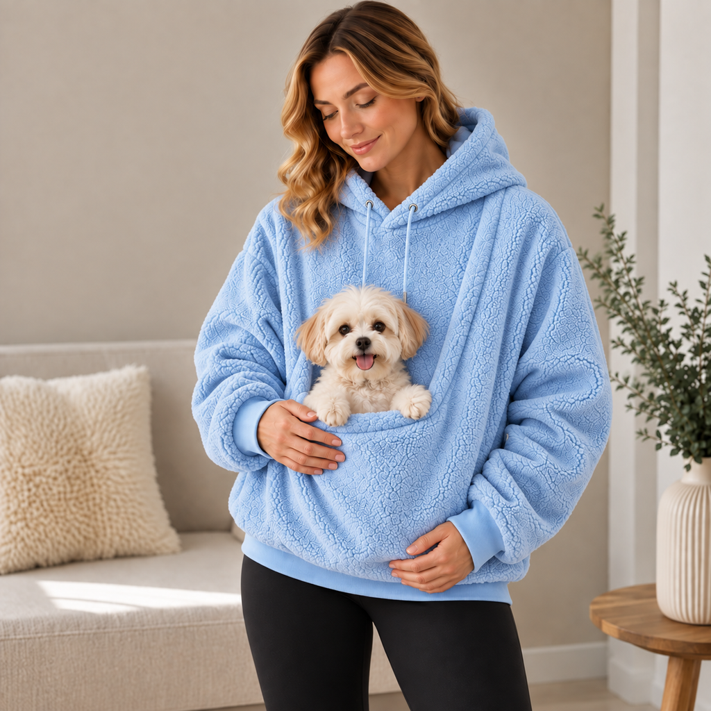 CozyHuggies™ Sherpa Carrier Hoodie