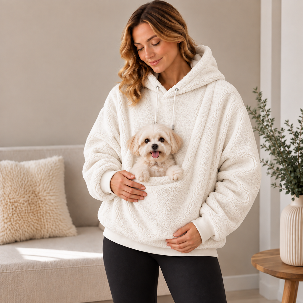 CozyHuggies™ Sherpa Carrier Hoodie
