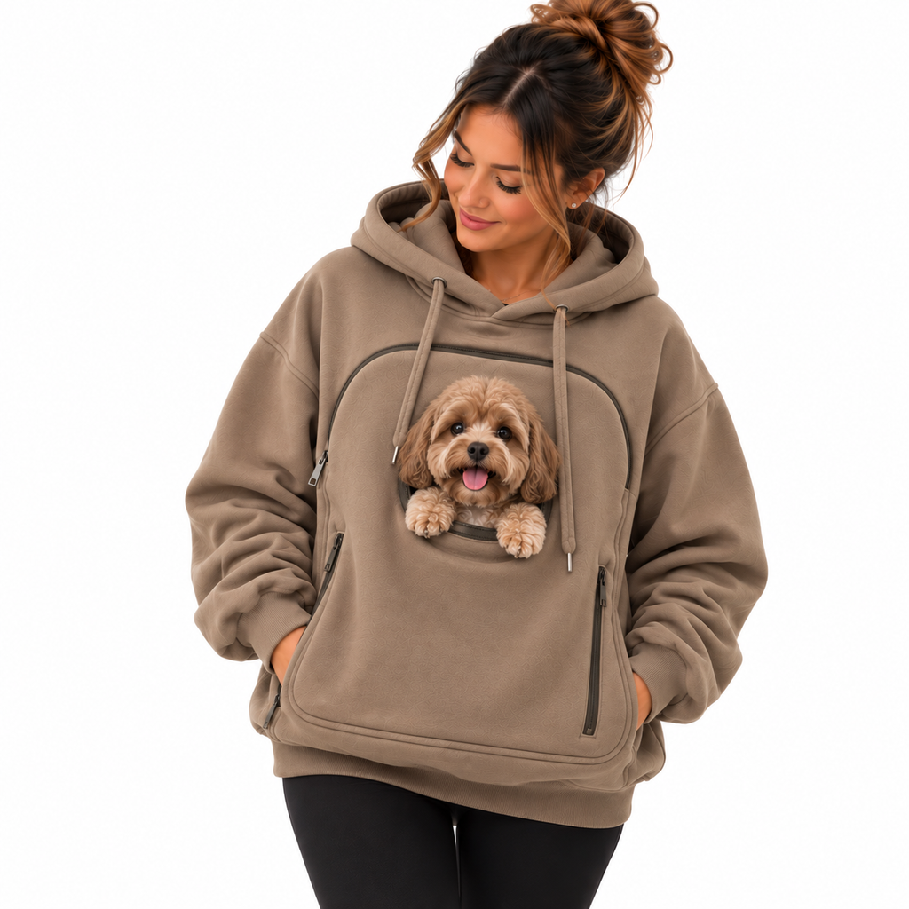 CozyHuggies™ PawPouch Hoodie