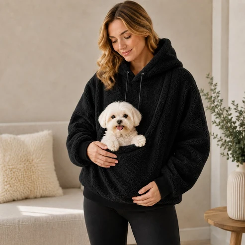 CozyHuggies™ Sherpa Carrier Hoodie
